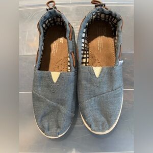 TOMS Denim Casual Slip-Ons Kids Size 5.5